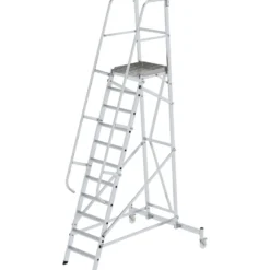 Günzburger Steigtechnik Plattformleiter fahrbar 8 Stufen - 052508