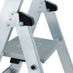Günzburger Steigtechnik Plattformleiter 4 Stufen mit Ablageschale - 050084