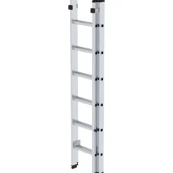 Günzburger Steigtechnik Sprossen-Schiebeleiter 2tlg. ohne Traverse 2 x 6 Sprossen - 020206