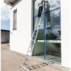 Günzburger Steigtechnik Sprossen-Glasreinigerleiter Oberteil 4 Sprossen - 012009