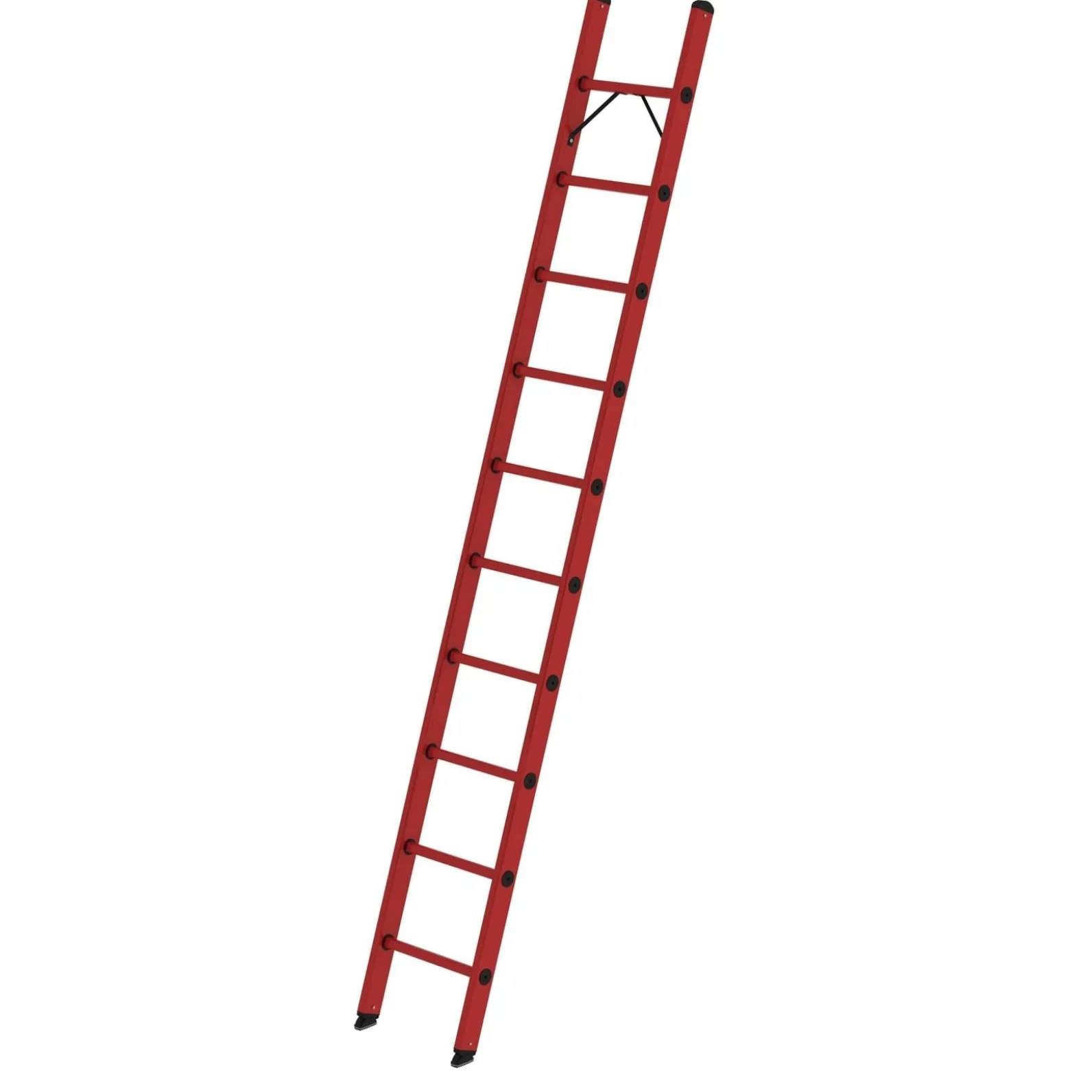 Günzburger Steigtechnik Sprossen-Anlegeleiter GFK ohne Traverse 10 Sprossen - 036010