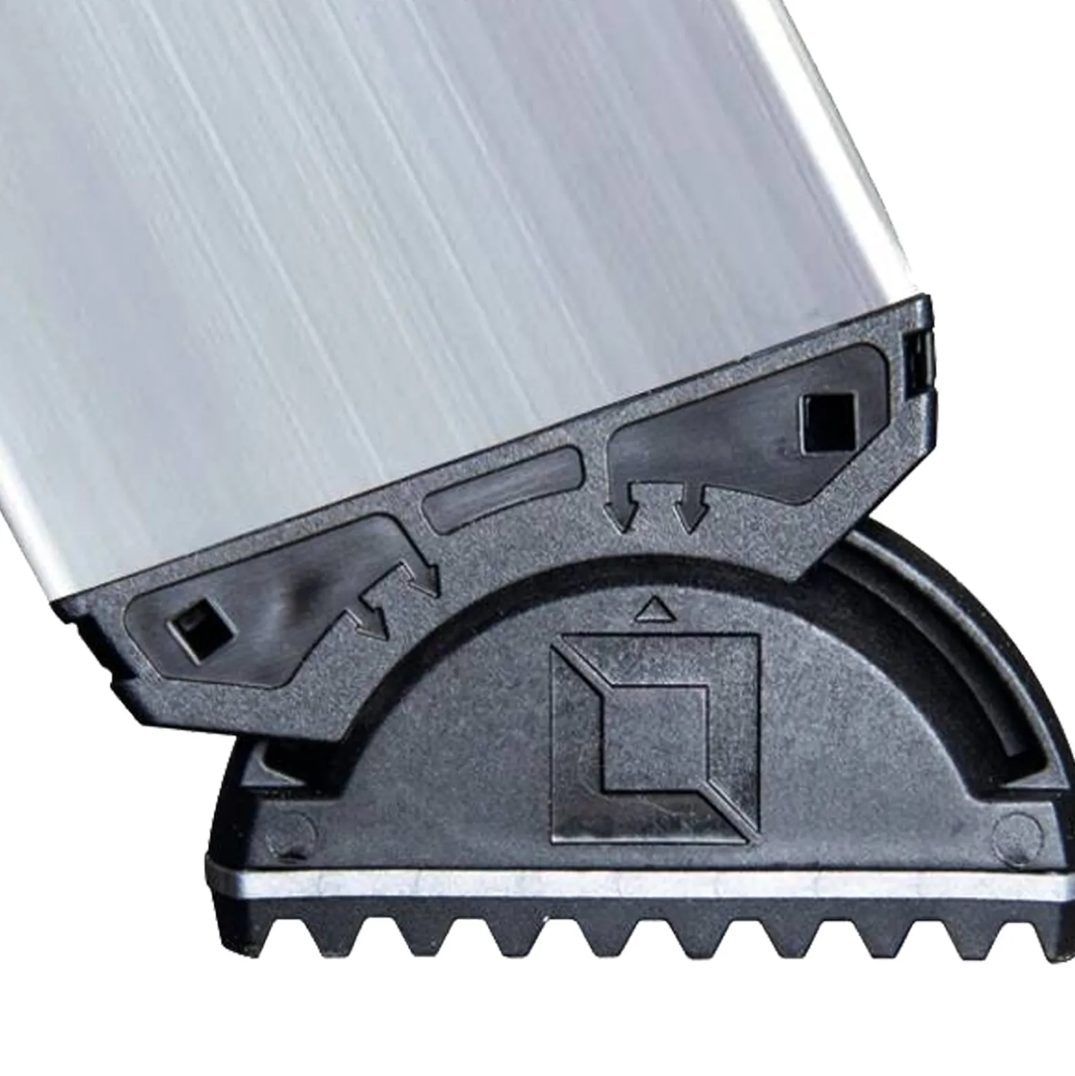 Günzburger Steigtechnik Stufen-Stehleiter beidseitig begehbar mit clip-step relax 2 x 3 Stufen - 042206