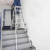 Günzburger Steigtechnik Stufen-Stehleiter treppengängig 2 x 5 Stufen - 042710