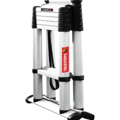 Günzburger Steigtechnik Teleskop-Kombileiter Combi Line 6 + 2 Stufen nutzbar als Anlege- oder Stehleiter - 115476