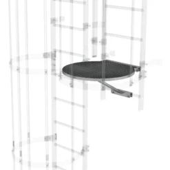Günzburger Steigtechnik Umsteigeplattform zwischen Leiterzügen Ø 700 mm Stahl verzinkt - 063961