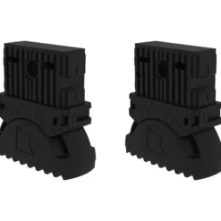 Günzburger Steigtechnik 2x nivello-Innenschuh elektrisch ableitfähig 58 x 25 mm - 019215