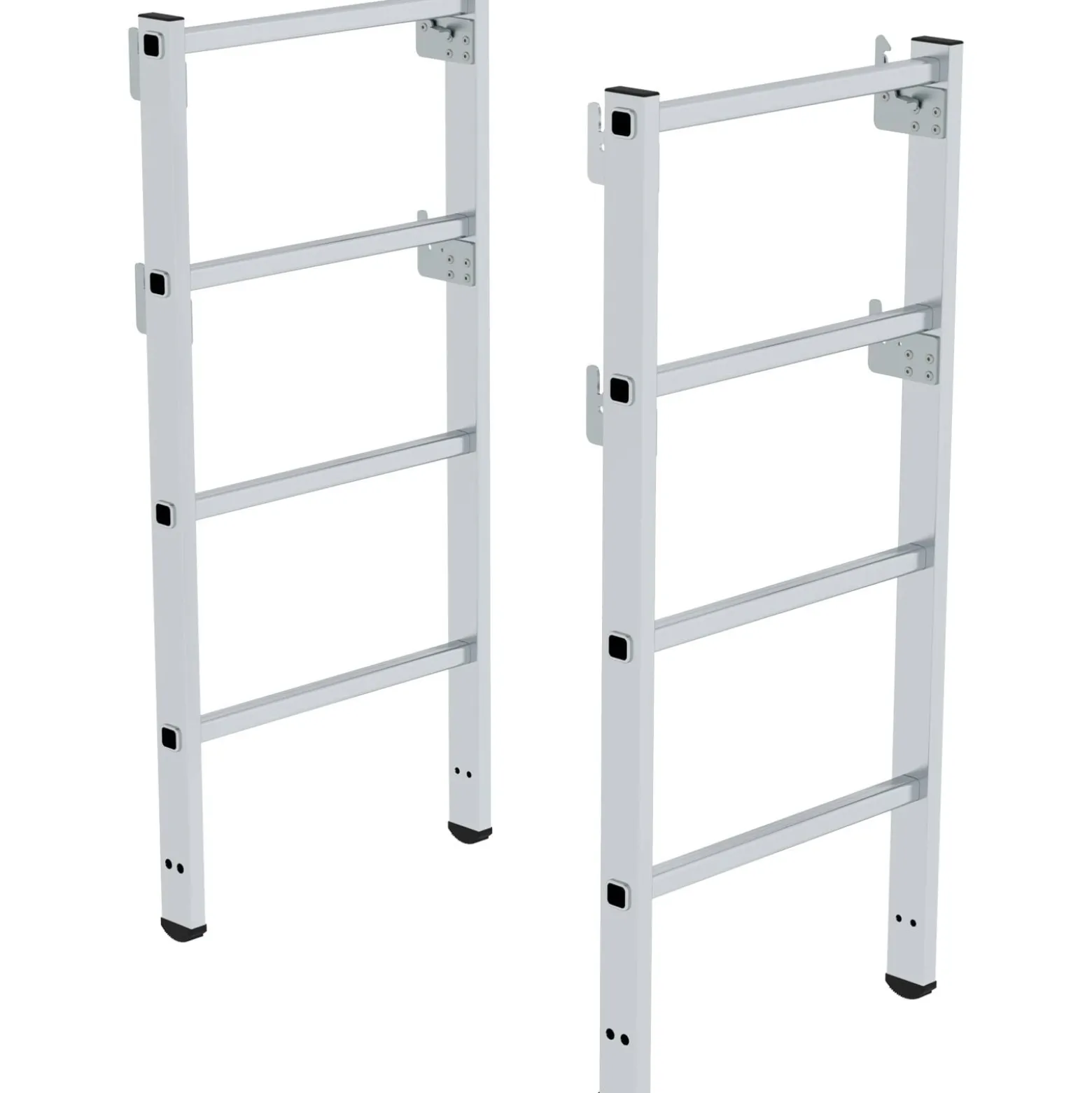 Günzburger Steigtechnik 2x Teleskopaufsatz Plattformleiter FlexxStep plus 2 Sprossen - 052520