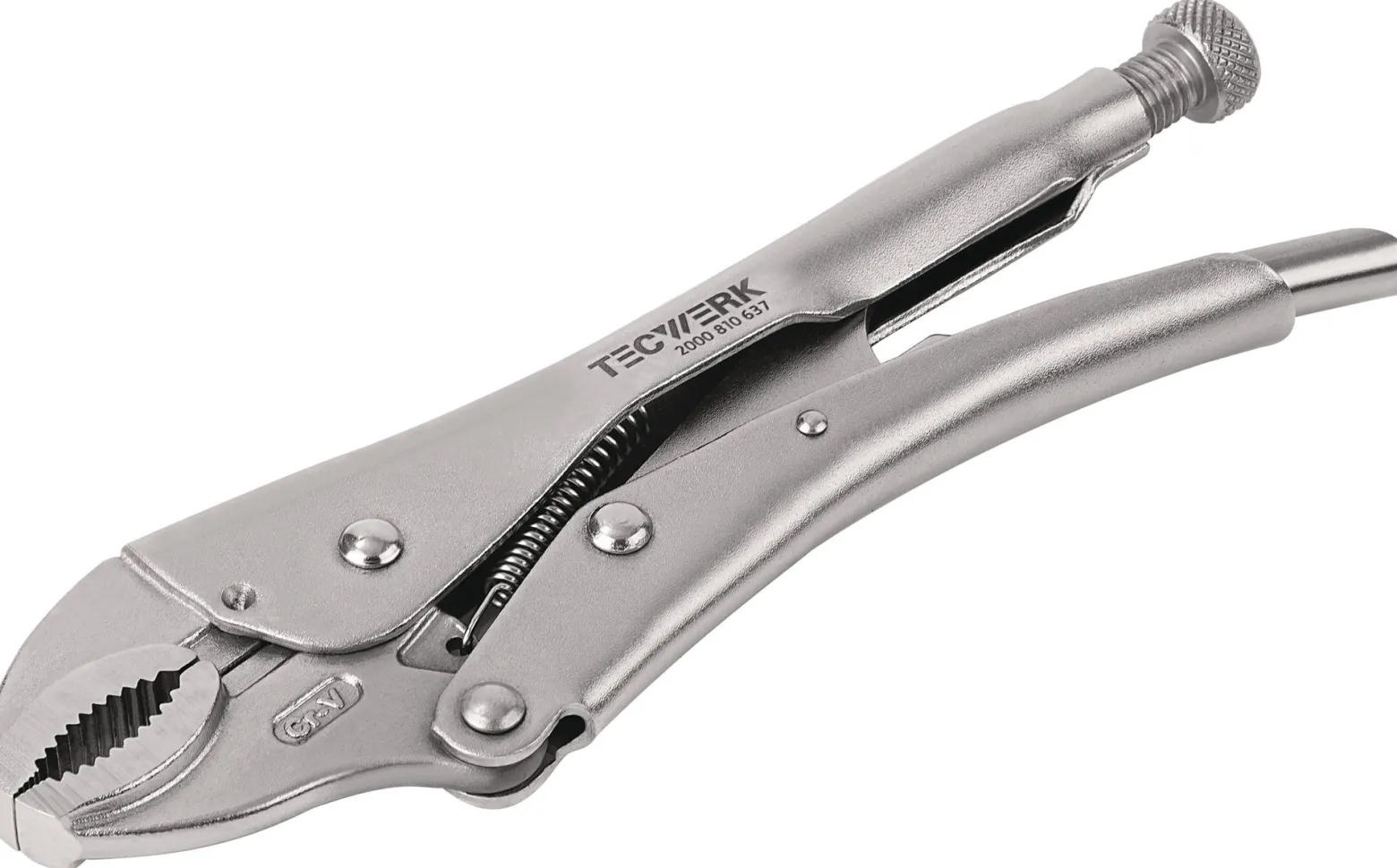 Gripzange Gesamt-L.180mm Spann-W.max.35mm TECWERK