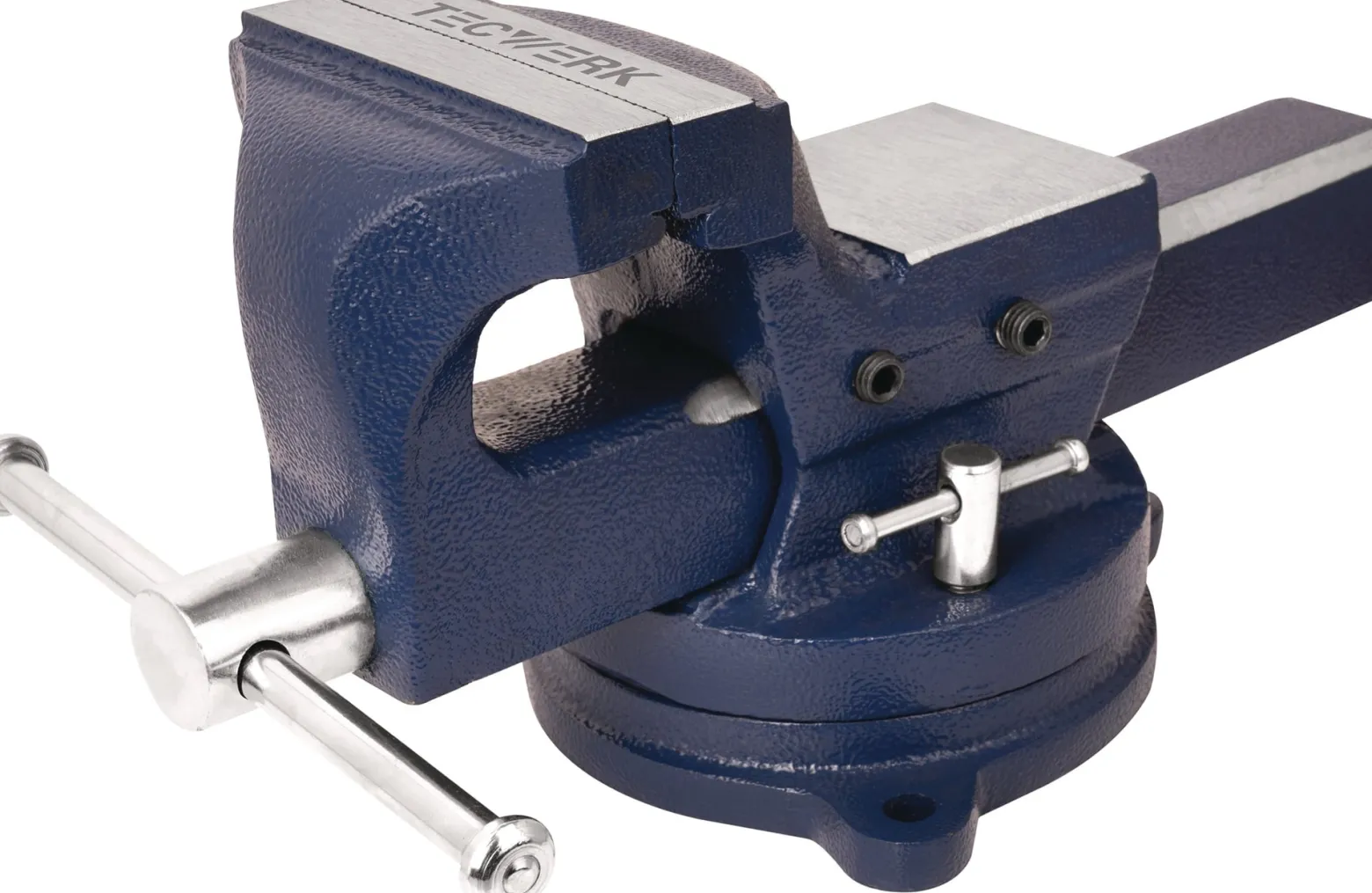 Gußschraubstock Backen-B.150mm Spann-W.155mm Eisenguss (Sphäroguss) TECWERK