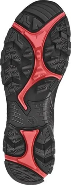 Haix Sicherheitsstiefel BE Safety 54 Mid Größe 11 (46) schwarz / rot - 610023-11 (46)