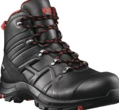 Haix Sicherheitsstiefel BE Safety 54 Mid Größe 11 (46) schwarz / rot - 610023-11 (46)
