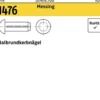 Halbrundkerbnagel DIN 1476 2x 4 Messing 1000 Stück