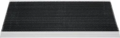 HAMAT Fußmatte Alu-Anlaufkante schwarz/silber PP/Alu - 3251506007
