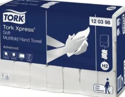 Handtuch Tork Xpress® 120398 2-lagig,Advanced Qual.weiß L.ca.256 mmxB.ca.212mm 3
