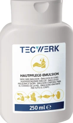 Hautpflege-Emulsion 250ml silikonfrei,leicht parfümiert 24 TECWERK