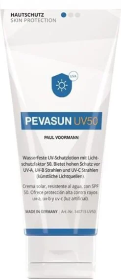 Hautschutz PEVASUN UV50+ 100 ml PAUL VOORMANN