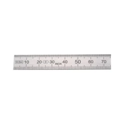 HELIOS PREISSER Stahlmaßstab L.300mm STA biegsam Teilung B =mm/1/2mm - 460227