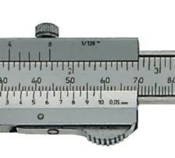 HELIOS PREISSER Taschenmessschieber DIN 862 DUO-FIX 150mm Schr./Momentf.eck - 190501