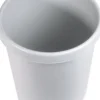 helit Papierkorb 18 l H331xØ315 mm mit Griffrand lichtgrau - H6123882