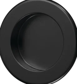 hermeta Muschelgr.Alu.schwarz pulv.rd.EL.-D.50mm - 4555-70E