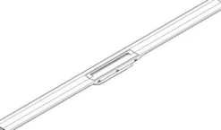 HG Duschrinne RainDrain Flex kb. Wd-mon 1200mm edelstahl gebürstet