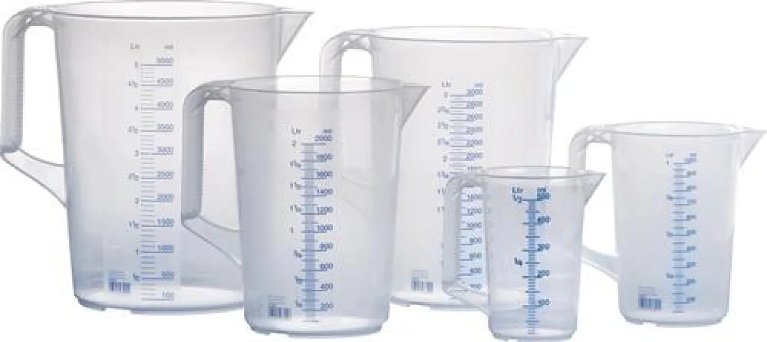 hünersdorff Messkanne 1000 ml Polypropylen transparent - 936000