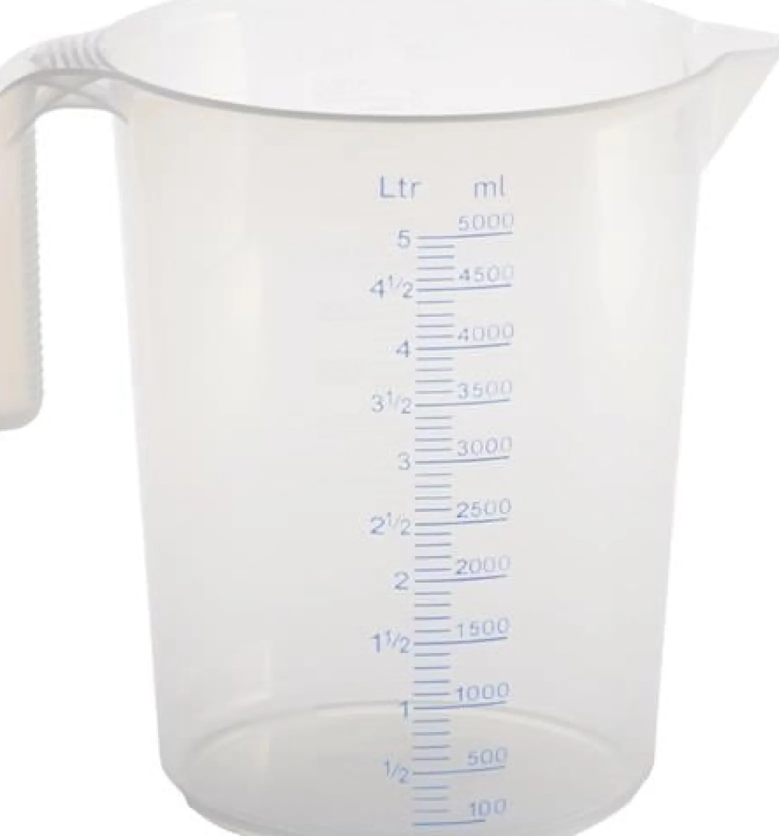 hünersdorff Messkanne 5000 ml Polypropylen transparent - 939500