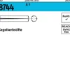Kegelkerbstift ISO 8744 6x 16 A 1 100 Stück
