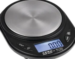 KERN Taschenwaage Wägebe.0,15kg Batteriebet.Ziffernschritt 0,01g Wägeplattform-D.81mm - TGC 150-2S05