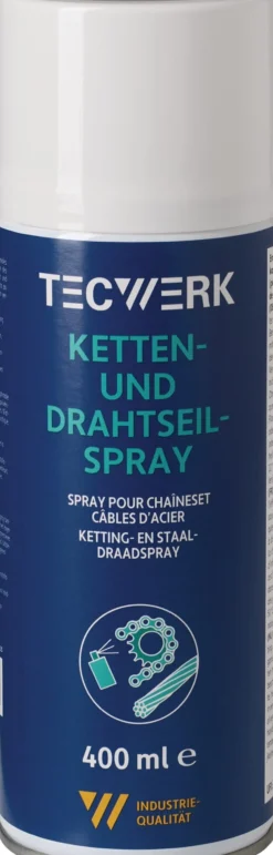 Ketten-/Drahtseilspray gelblich 400ml Spraydose TECWERK