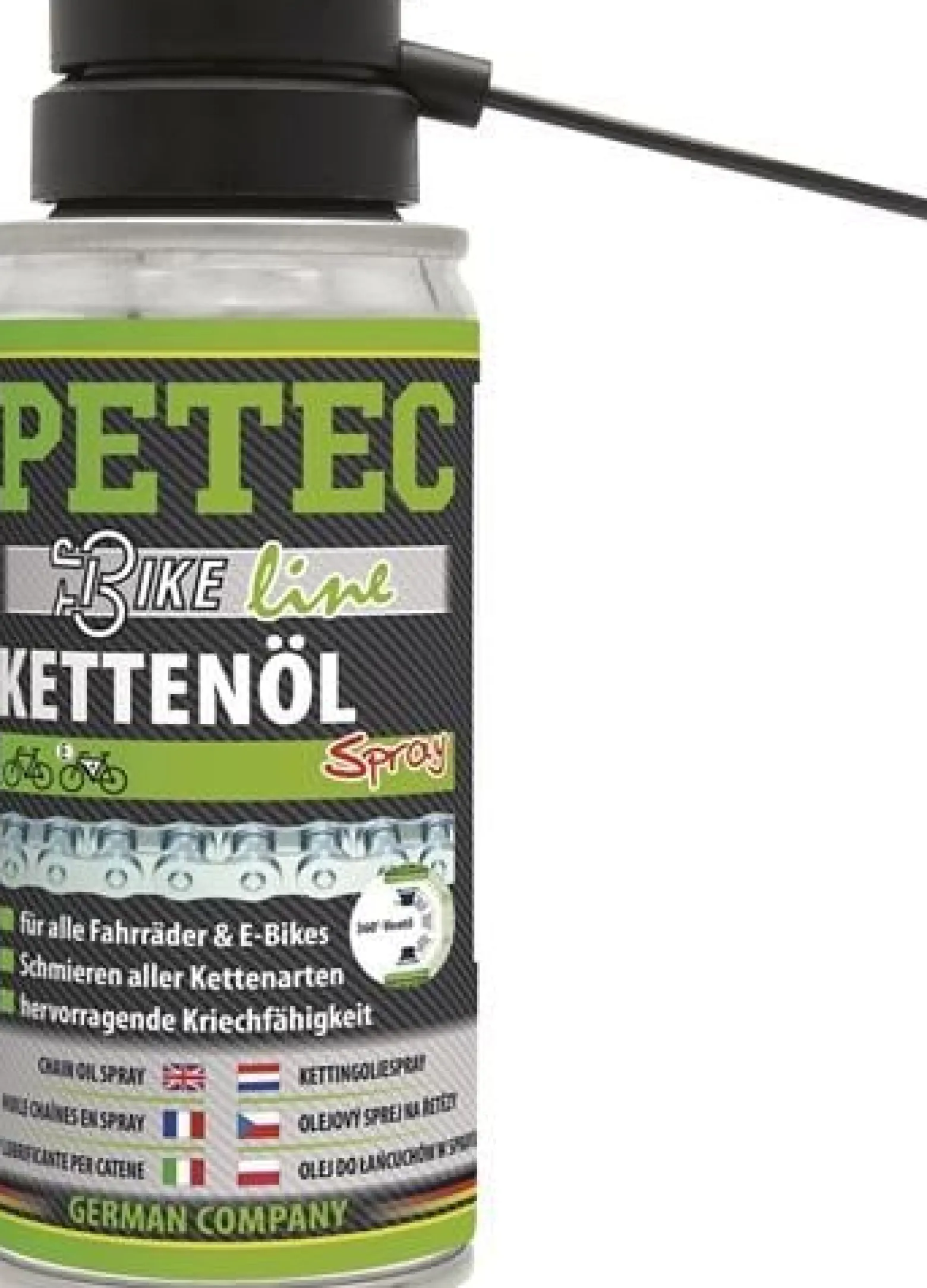 Kettenöl Wet Lube 100ml transp.Spraydose PETEC