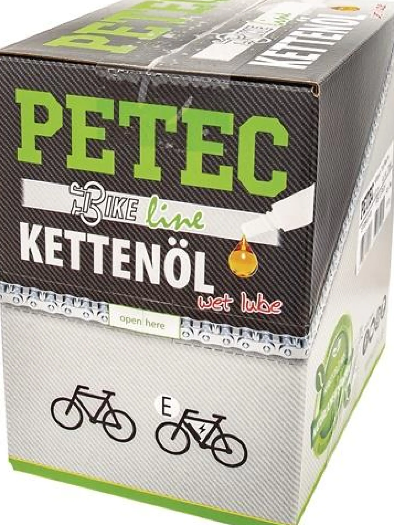 Kettenöl Wet Lube 100ml transp.Tropfflasche PETEC