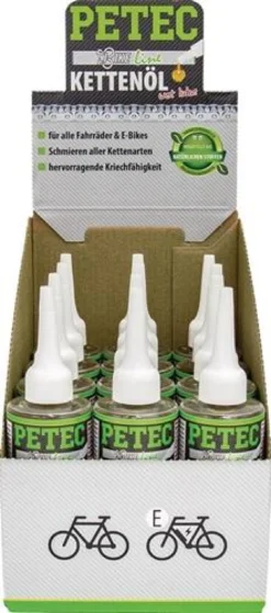Kettenöl Wet Lube 100ml transp.Tropfflasche PETEC