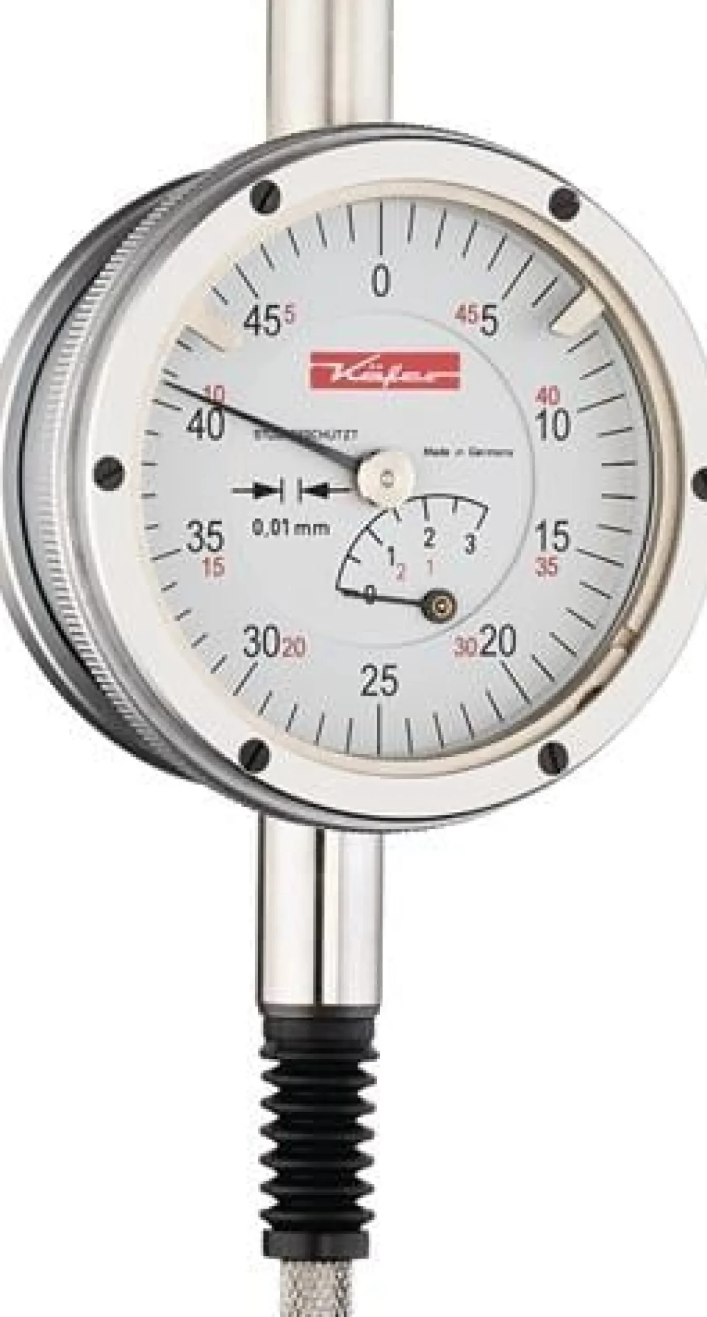 KÄFER Messuhr KM4 SW 3mm Abl.0,01mm m.Stoßschutz - 10126