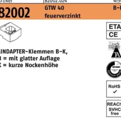 Klemmen R 82002 GTW 40 KM 12/4,5 feuerverz. 1 Stück LINDAPTER