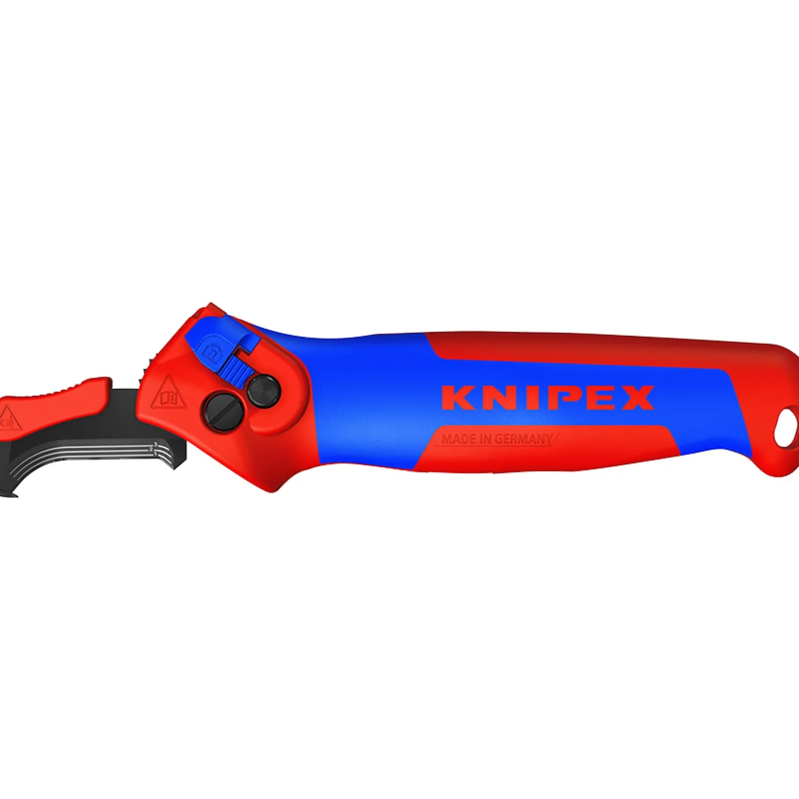Knipex Abmantelungsmesser mit Gleitschuh und Ratschenfunktion - 1650145SB