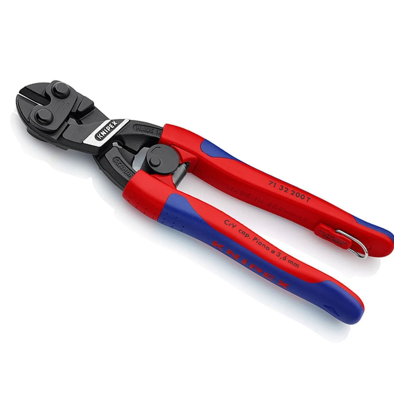 Knipex CoBolt® Kompakt-Bolzenschneider mit Sicherungsöse - 7132200T