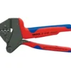 Knipex Crimp-Systemzange MC4 brüniert, mit Mehrkomponenten-Hüllen 200 mm - 974366