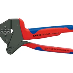 Knipex Crimp-Systemzange MC4 brüniert, mit Mehrkomponenten-Hüllen 200 mm - 974366