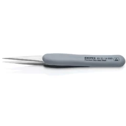 Knipex Gummi-Pinzette ESD Edelstahl 130 mm - 922114ESD
