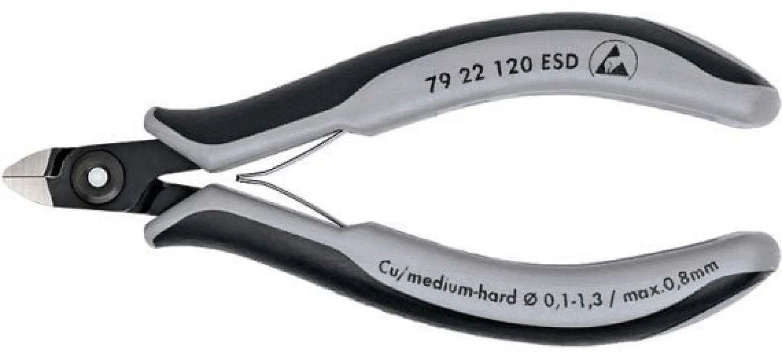 Knipex Präz.-Elek.-Seitenschneider -7922125ESD