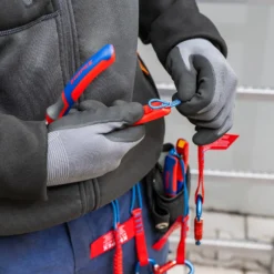 Knipex TehteredTool Clips rot (10 Stk) - 006210TR