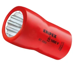 Knipex 1x Steckschlüsseleinsatz für Sechskantschrauben 3/8" - 98373/8"