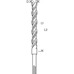 Knipex 1x Steckschlüsseleinsatz (Doppel-Sechskant) mit Innenvierkant 1/2" - 984711/16"