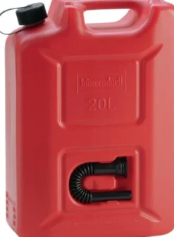Kraftstoffkanister PROFI 20l rot HDPE L350xB165xH495mm HÜNERSDORFF