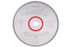 Kreissägeblatt precision cut wood professional D315xB2,4xBohrung30mm 84Z. WZ