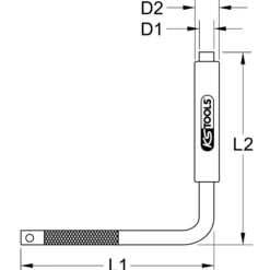 KS TOOLS Achsspielprüfer - 700.1465
