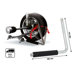 KS TOOLS Achsspielprüfer - 700.1465