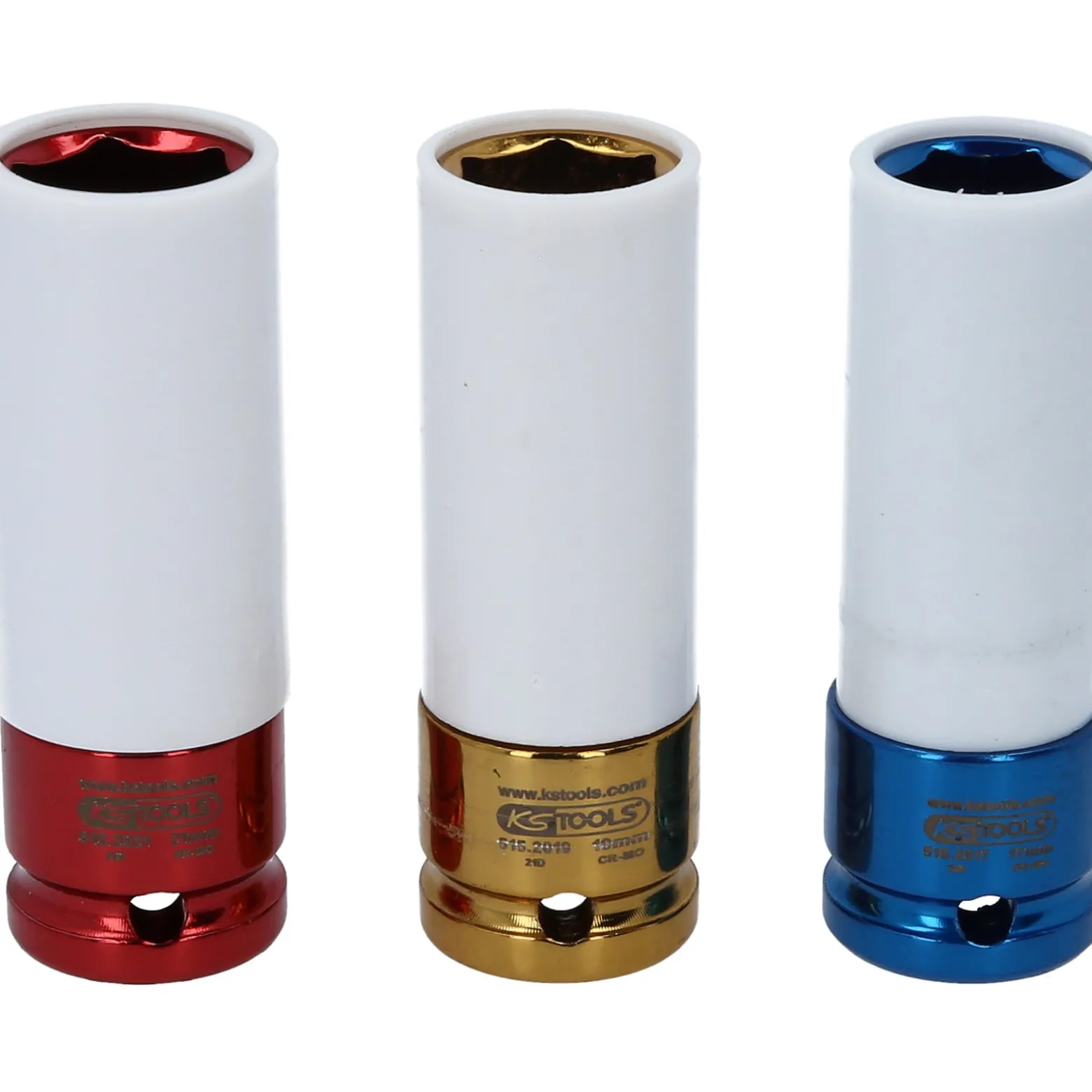 KS TOOLS 1/2" Alu-Felgen Kraft-Stecknuss-Satz 3tlg. - 515.1005