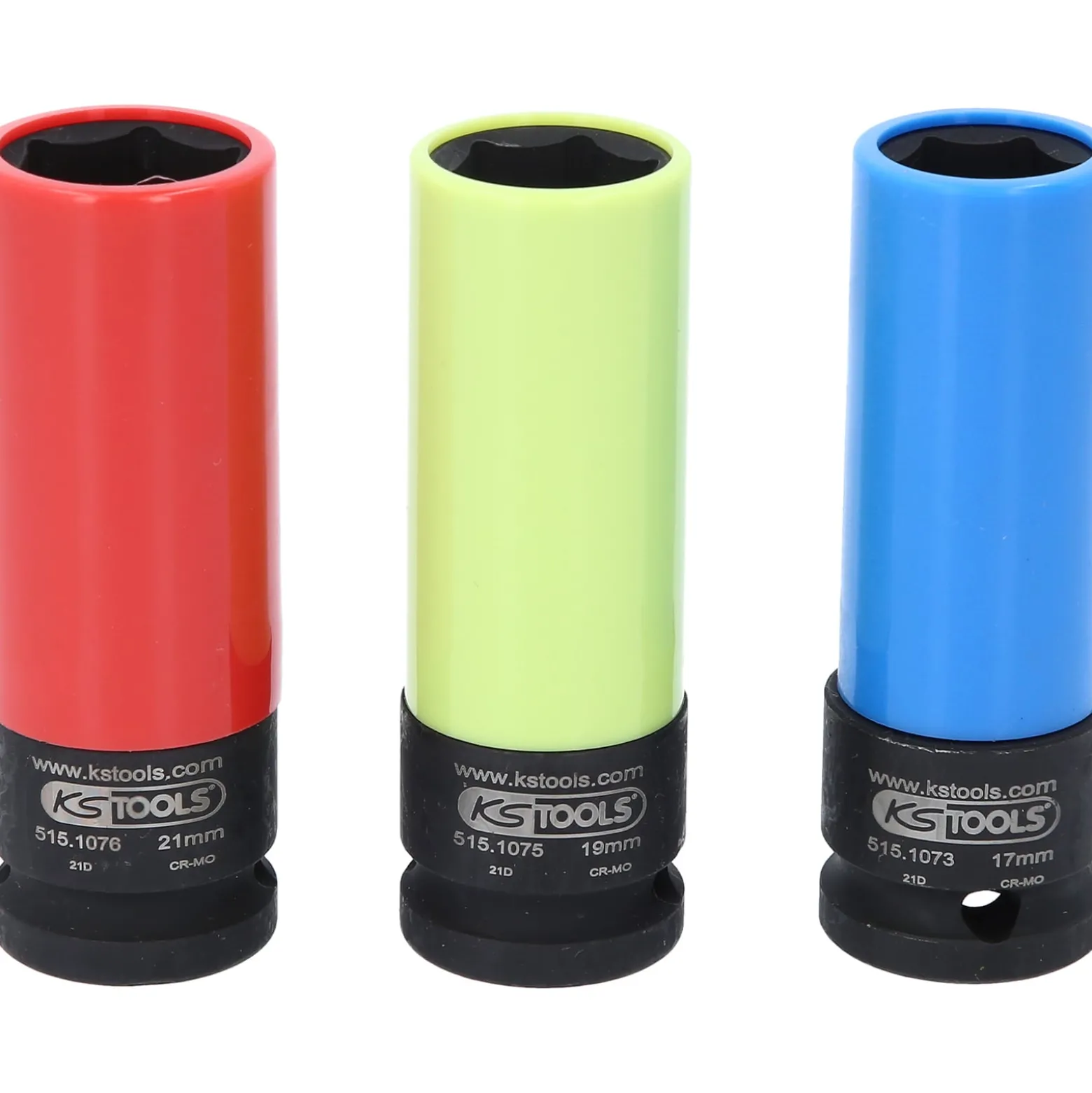 KS TOOLS 1/2" Alu-Felgen Kraft-Stecknuss-Satz robust 3tlg. - 515.1070